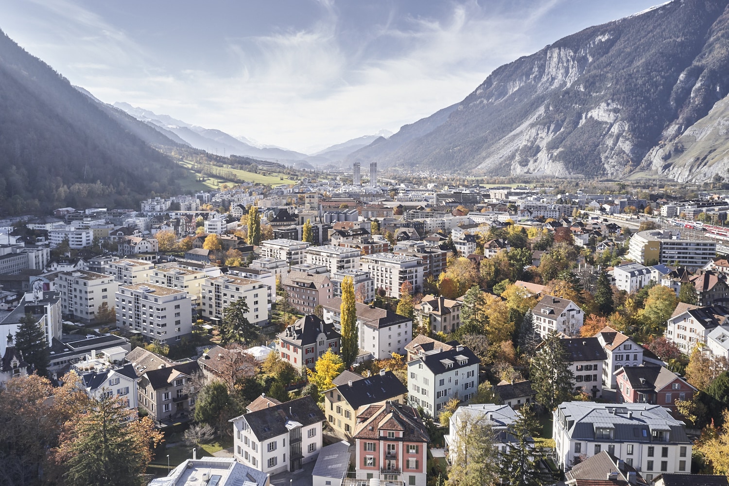 Blick auf die Stadt Chur