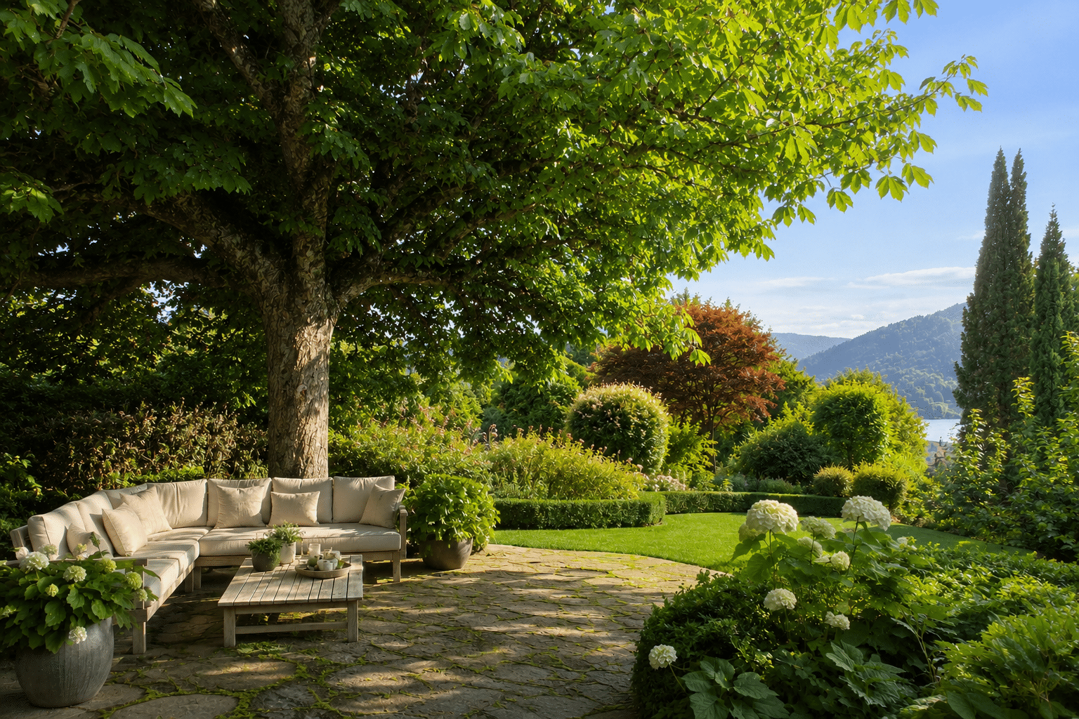 Garten Baum Schatten 1