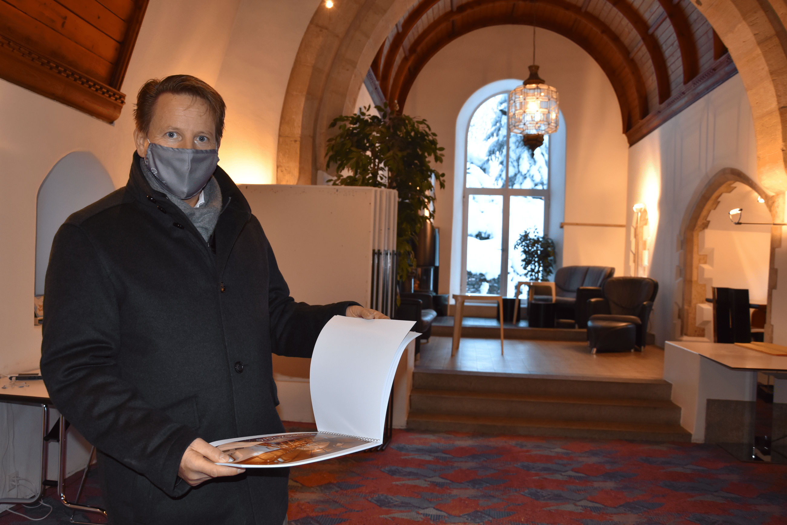 franco giovanoli in der kirche